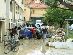 Il giorno dopo l'alluvione di Senigallia del 3 maggio 2014