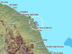 Terremoto nelle Marche il 27 novembre 2014