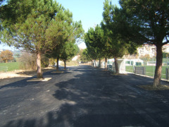 lavori campo sportivo di Collevario