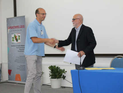 Andrea Perali, docente Unicam, premiato al congresso SuperStripes 2015 ad Ischia
