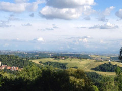 Il panorama sui Sibillini dal Sasso d'Italia, Macerata