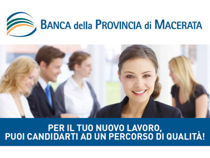 Locandina dell'iniziativa di Banca della Provincia di Macerata