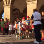 I partecipanti alla biciclettata 2015 a Castelraimondo