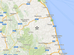 Terremoto registrato a Penna San Giovanni