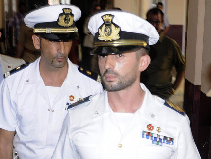 I due marò Massimiliano Latorre e Salvatore Girone