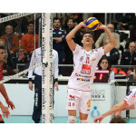 Volley, superLega: un momento del match tra Cucine Lube Banca Marche e Lpr Piacenza