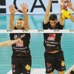 Un momento del match tra Lube Banca Marche Civitanova e Modena