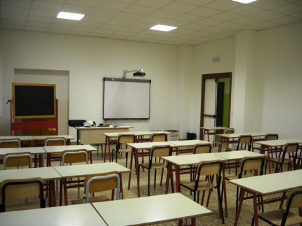 Scuola, aula scolastica