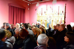 Il pubblico alla pinacoteca civica “Padre Tacchi Venturi” di San Severino Marche
