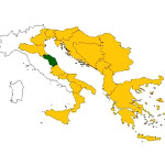 La mappa della Macroregione Adriatico-Ionica