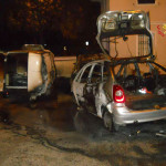 Le foto dell'incendio a Porto Recanati
