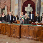 La cerimonia di proclamazione degli eletti a San Severino Marche