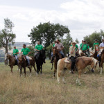 La cavalcata delle due valli in occasione della Sagra del Maialino alla Brace di Camporota di Treia