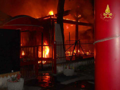 L'incendio al night club Hollywood di Corridonia