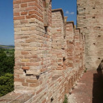 Crolli al Castello della Rancia di Tolentino dopo il terremoto del 24 agosto 2016