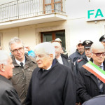 Sergio Mattarella ad Ussita dopo il terremoto del 30 ottobre 2016