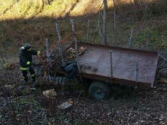 Incidente trattore a San Severino Marche