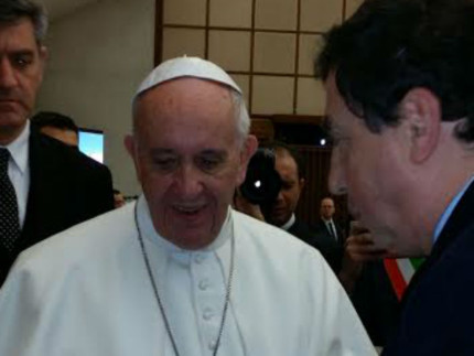 Il sindaco di Castelraimondo incontra Papa Francesco