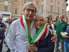 Vittorio Sgarbi e Rosa Piermattei