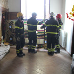 Recupero vetrata dala Chiesa Santa Chiara di Camerino