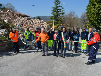 Riapertura strada San Severino Marche - Serrapetrona