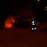 Incendio alla stazione di servizio