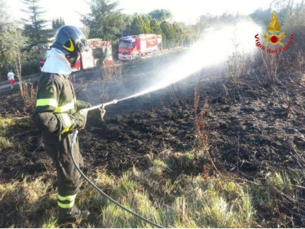 Incendio a Fontescodella