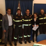 Vigili del Fuoco in Piazza della Libertà 