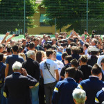 Javier Zanetti in visita a Tolentino