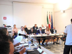 Primo consiglio comunale del neo-eletto sindaco di Tolentino Giuseppe Pezzanesi