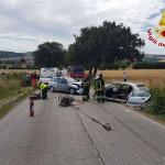 Incidente stradale lungo la Cimarella