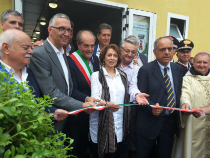 Inaugurazione del nuovo municipio a Castelsantangelo sul Nera