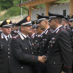 Carimonia per i Carabinieri Forestali a Castelsantangelo sul Nera