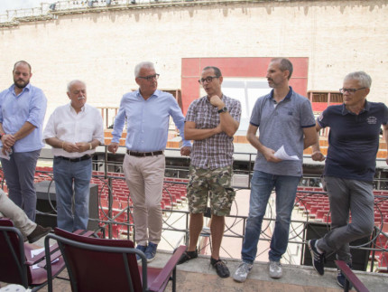 Conferenza stampa dell'evento "Lo Sferisterio per i Sibillini"