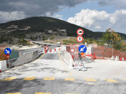 Inaugurazione dell'apertura parziale del Viadotto di Castreccioni