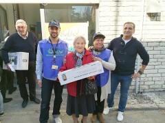 Stufe donate agli anziani sfollati di Castelraimondo