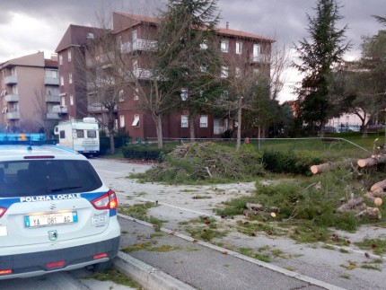 Maltempo a San Severino