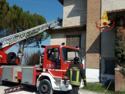 Incendio ad Appignano