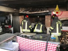 Incendio in una pizzeria di Civitanova