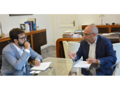 Incontro tra Antonio Mastrovincenzo e Angelo Davide Galeani