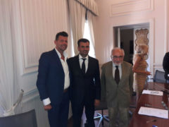 Maurizio Mangialardi, Antonio Decaro e Marcello Bedeschi