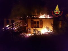 Incendio a Bolognola