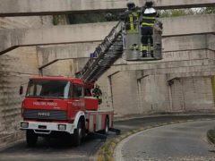 Intervento dei Vigili del Fuoco a Macerata