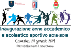 Inaugurazione dell'anno accademico sportivo dell'Università di Camerino