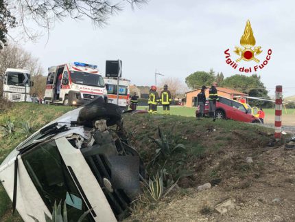 Incidente stradale a Treia