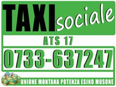 Servizio di taxi sociale a San Severino Marche