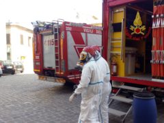 Intervento dei Vigili del Fuoco a Montelupone per possibile radioattività