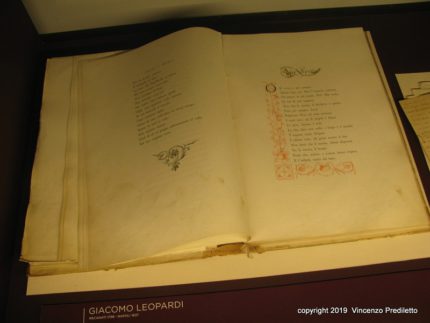 Mostre per il bicentenario dell'Infinito di Giacomo Leopardi