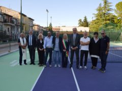 Inaugurazione dei nuovi campi da tennis a San Severino