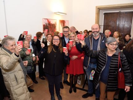 Brindisi per la fine dell'edizione 2019 di Camminando